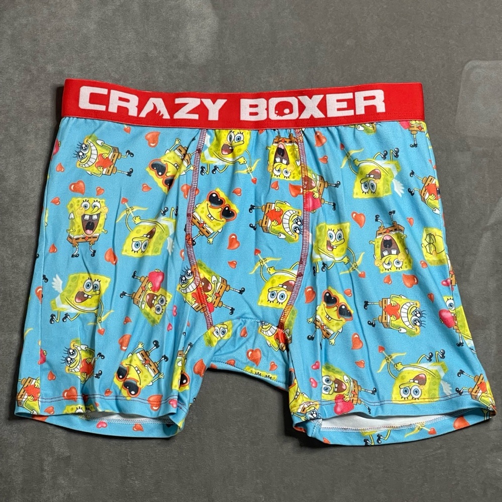 Spongebob Crazy Boxer Briefs Size XL